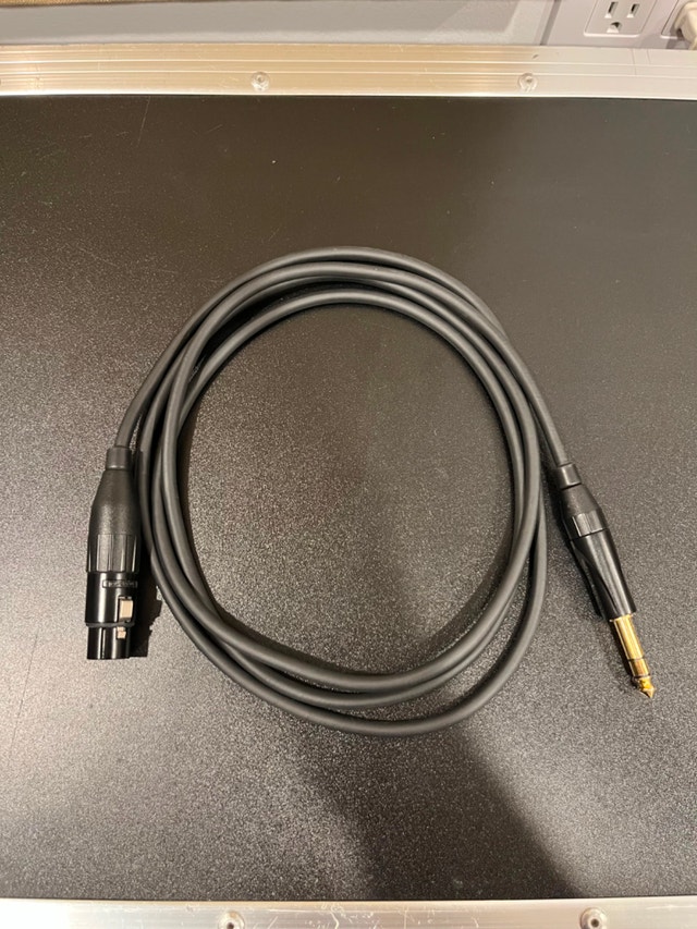 Yorkville Studio One XLR Female To TRS 6 Foot Cable