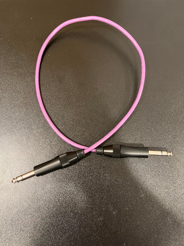 Custom Made 2 Foot TRS to TRS Cable