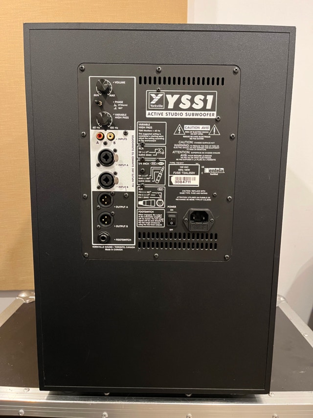 Yorkville YSS1 Active Studio Subwoofer - photo 5