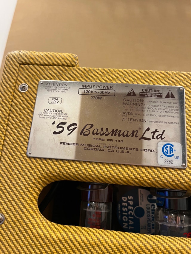 Fender '59 Bassman LTD - photo 5