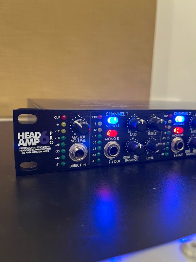 ART Headamp 6 Pro - 6 Channel Headphone Amplifier