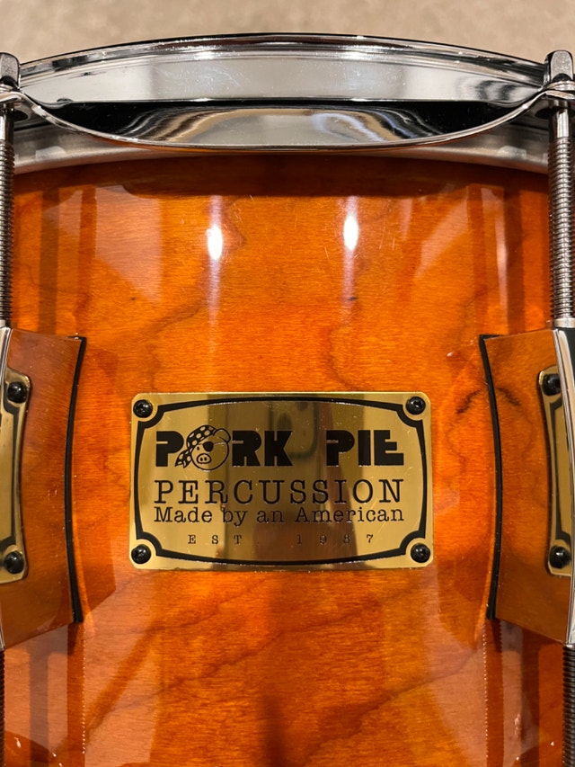 Pork Pie 14x7 Cherry & Bubinga Snare Drum "Cherry Pie" - photo 2