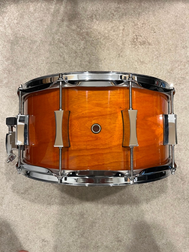 Pork Pie 14x7 Cherry & Bubinga Snare Drum "Cherry Pie" - photo 3