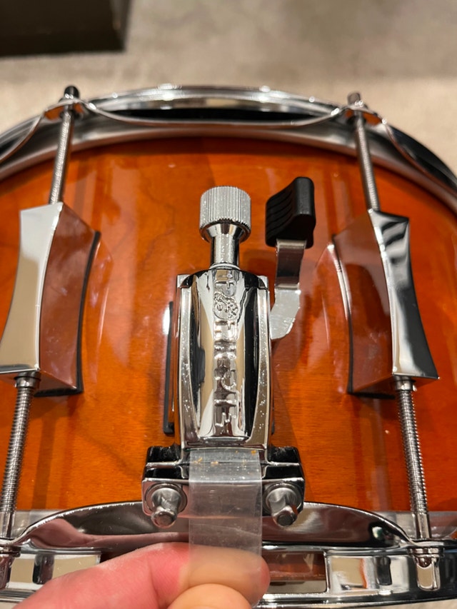 Pork Pie 14x7 Cherry & Bubinga Snare Drum "Cherry Pie" - photo 4