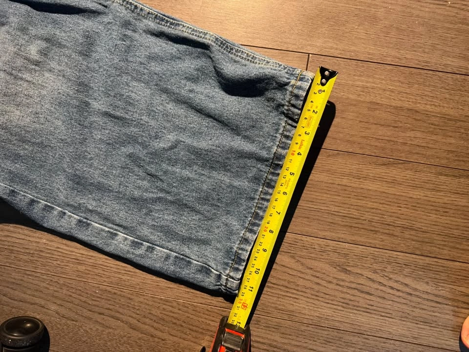 Blue baggy washed jeans (medium) - photo 2