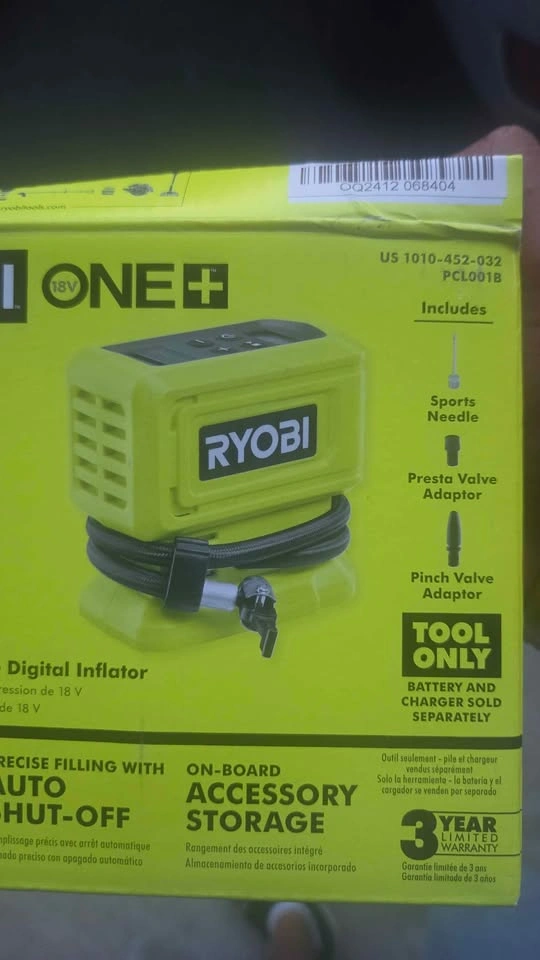 RYOBI PCL001 18V ONE+ High Pressure Digital Inflator - photo 5