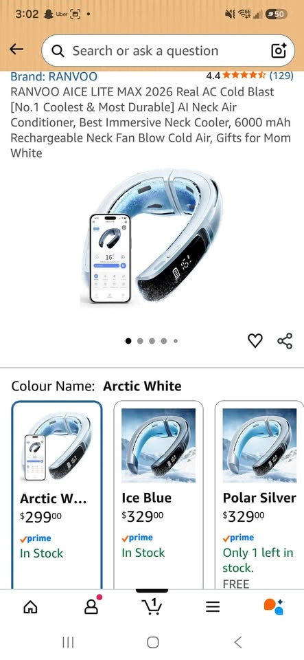 RANVOO AICE LITE MAX AI Neck Air Conditioner - photo 3