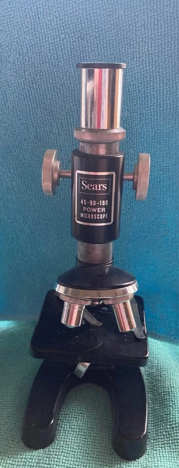 Vintage Sears 45-90-180 Power Microscope - photo 2