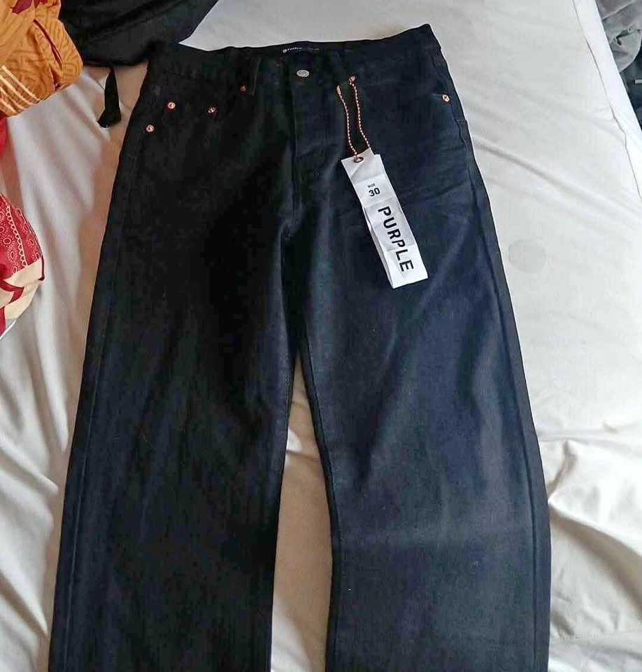 Purple jeans all black size 30