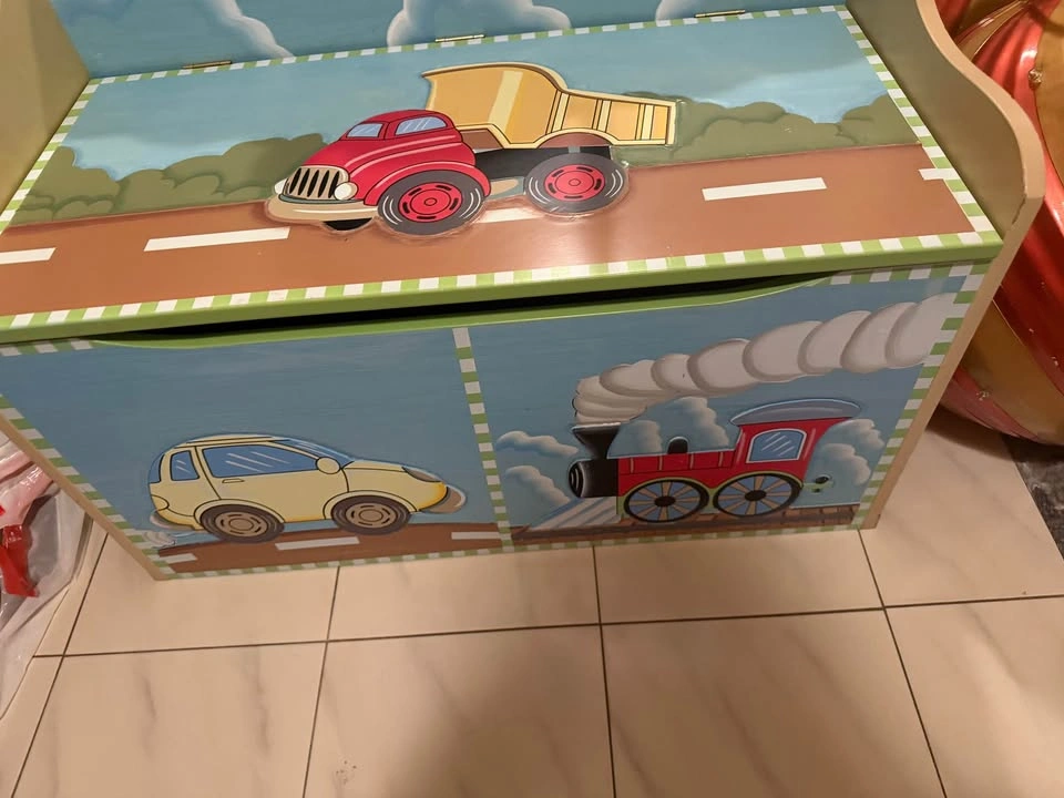 Blue kiddie toy box - photo 2