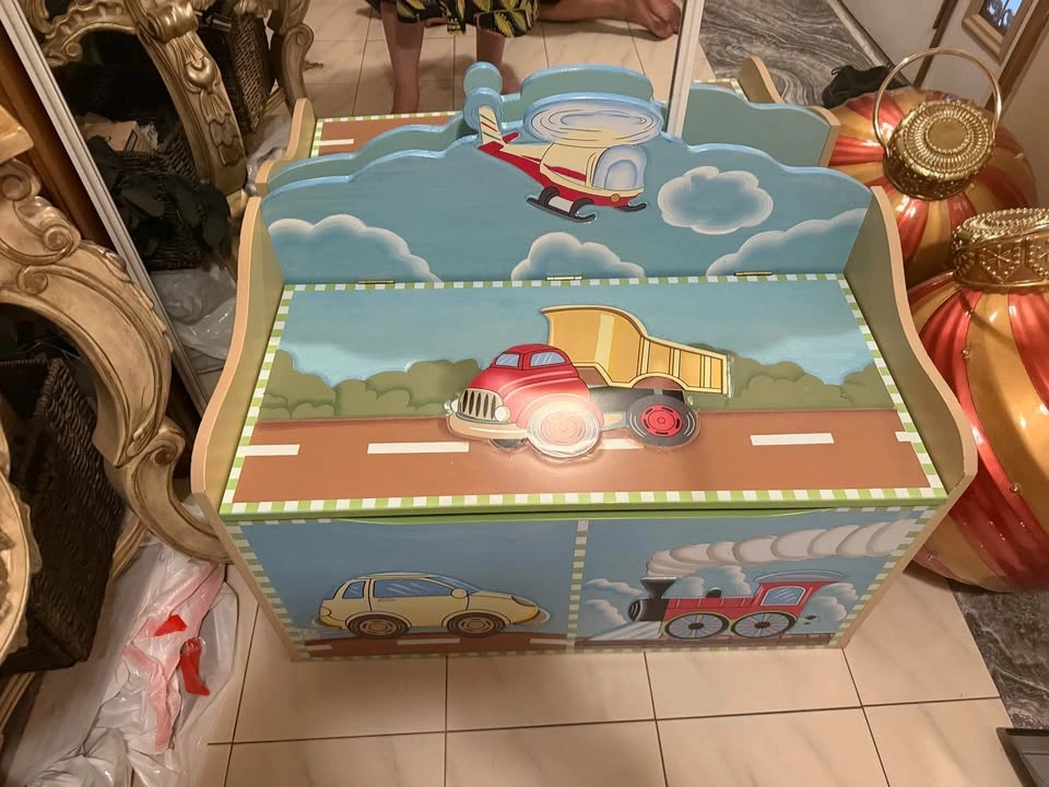 Blue kiddie toy box - photo 3