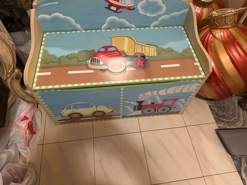 Blue kiddie toy box - photo 4