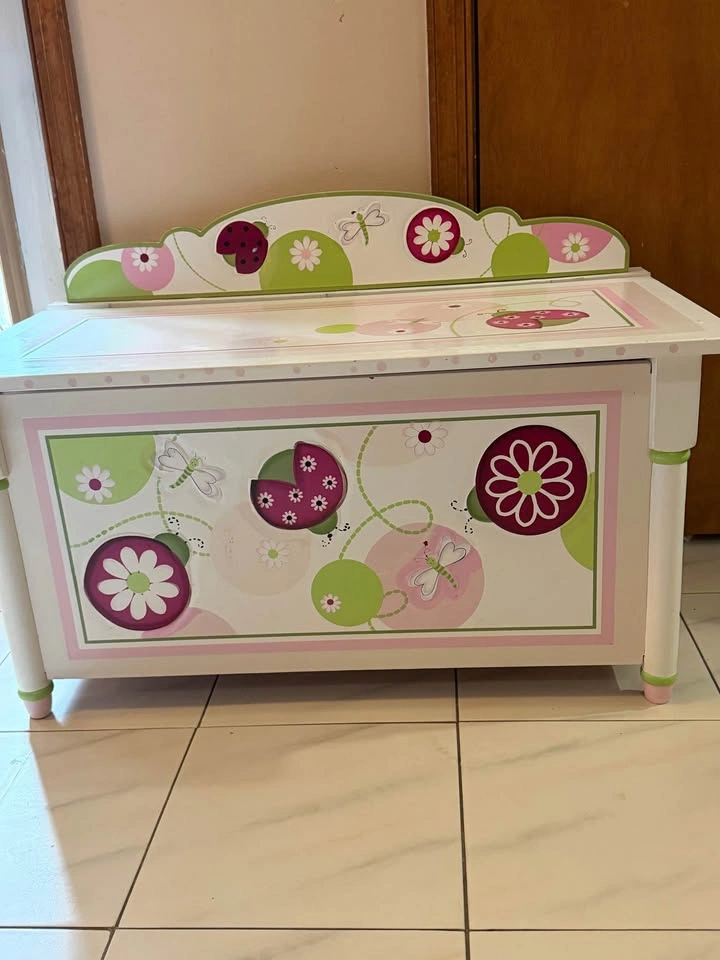 Pink kiddie toy box - photo 3