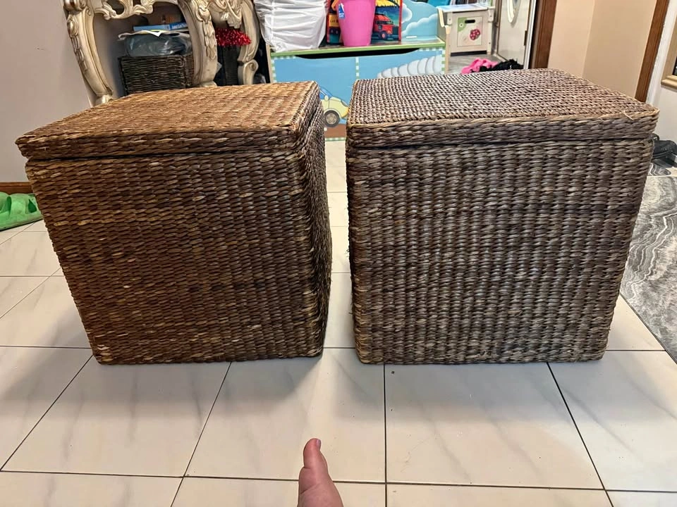Storage basket and end tables