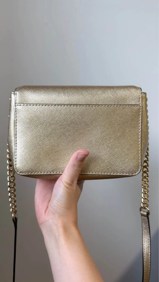 Michael Kors gold crossbody with chain strap - photo 2
