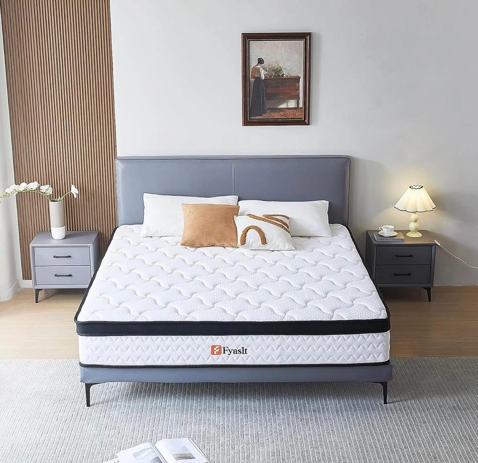 Fyaslt 10-in Memory Foam Mattress (free mattress cover)