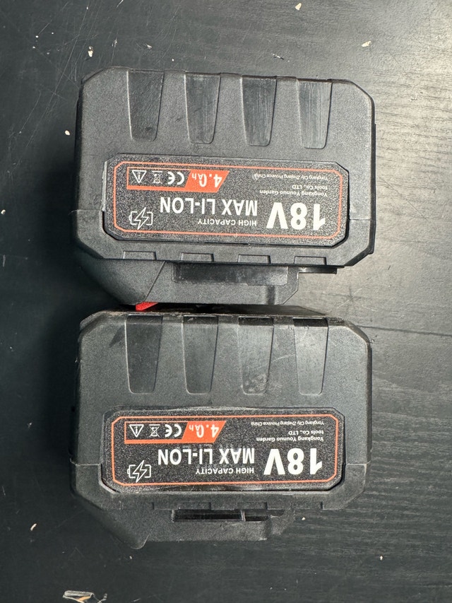 18V 4.0Ah Li-Ion Batteries