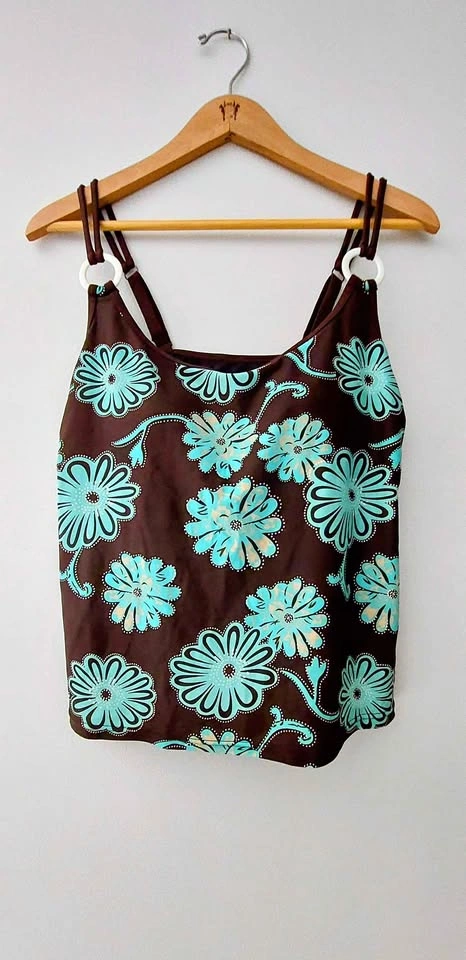 Penningtons Floral Swim Tank Top – Size X (1X)
