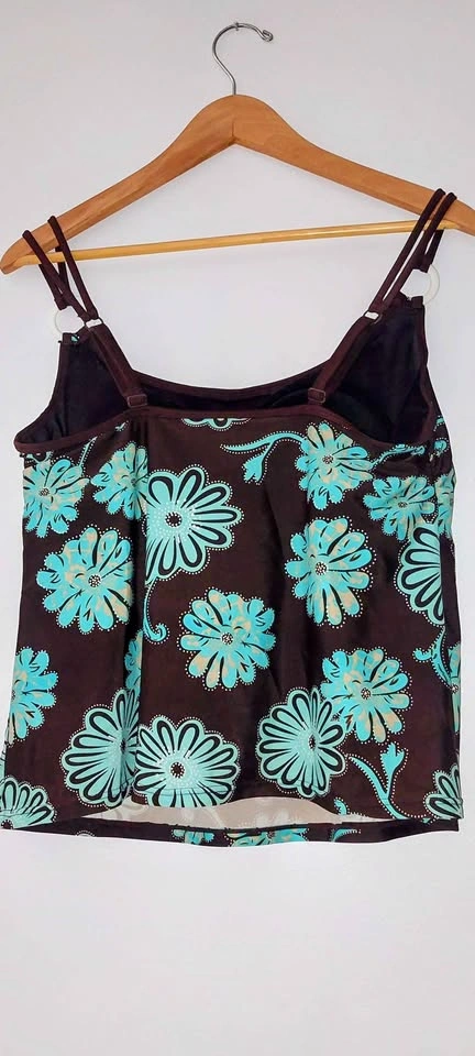 Penningtons Floral Swim Tank Top – Size X (1X) - photo 2
