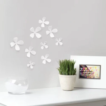 UMBRA 3D Magnetic Wall Flowers – White, pack of 25 - photo 2