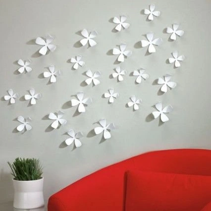 UMBRA 3D Magnetic Wall Flowers – White, pack of 25 - photo 3