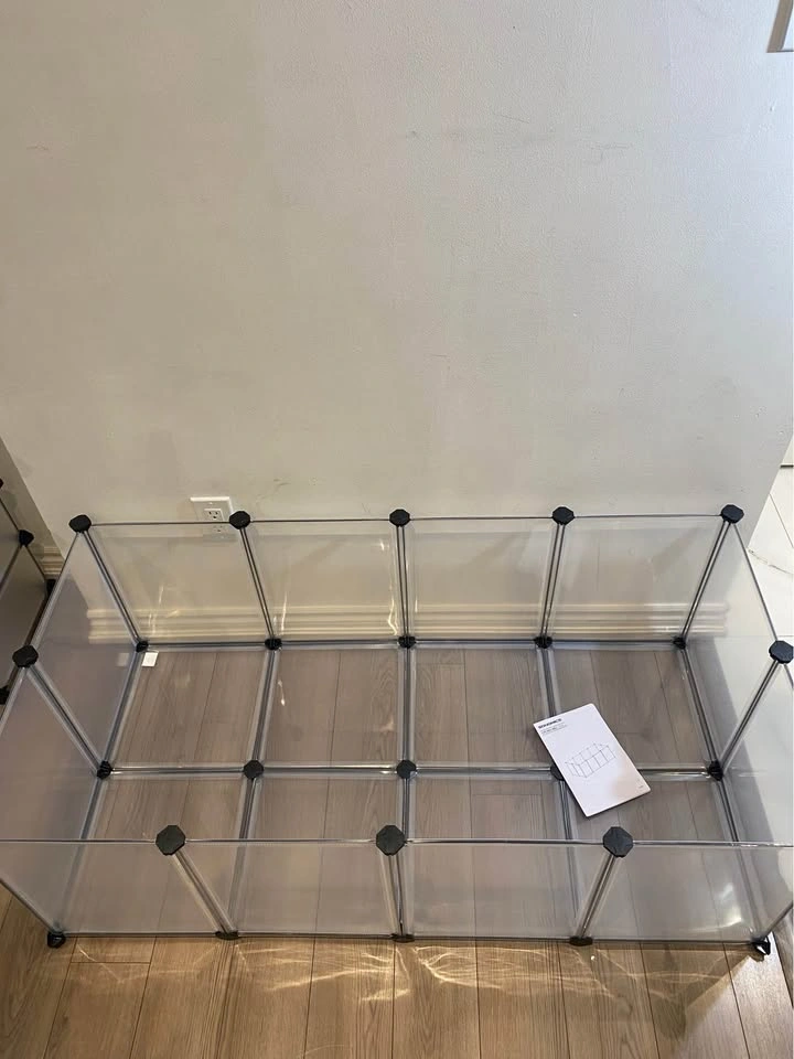 Small Pet Playpen Clear Modular Enclosure UNASSEMBLED - photo 2