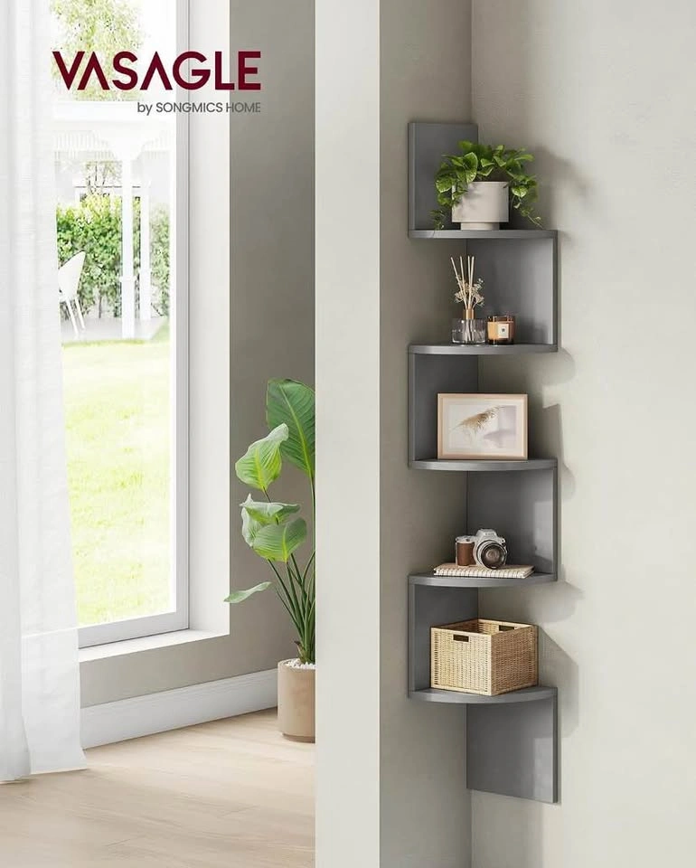 Corner Shelf Wall Mount – Dove Grey | Brand New Floating Shelf - photo 4