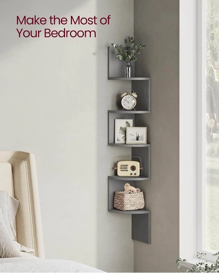 Corner Shelf Wall Mount – Dove Grey | Brand New Floating Shelf - photo 5