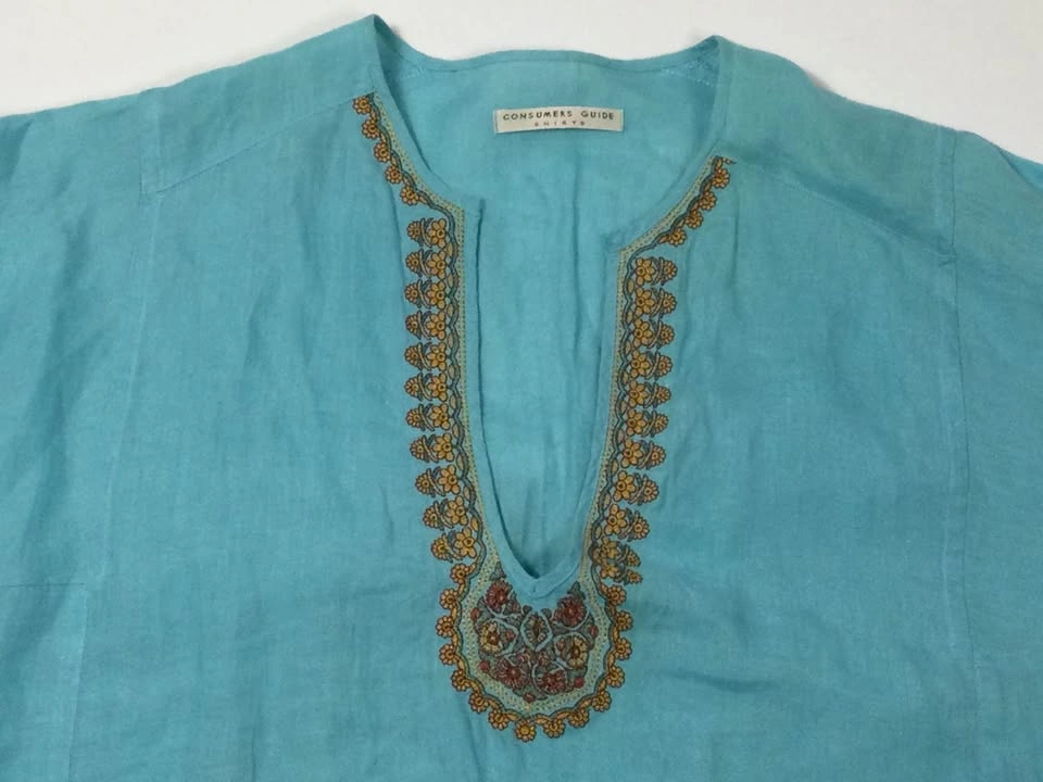 Consumers Guide Shirts Tunic Top Embroidered Women’s Size 4 - photo 2