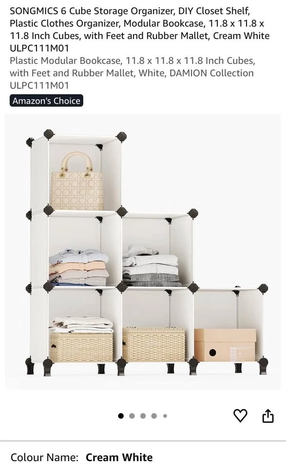 6-Cube Storage Organizer | Brand New UNASSEMBLED - photo 4