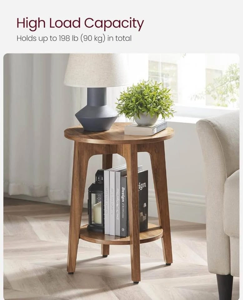 Brand New VASAGLE MAEZO 2-Tier Side Table - UNASSEMBLED - photo 3