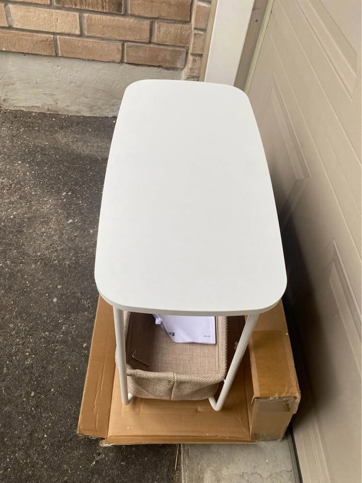 Side Table with Storage Basket | Brand New - photo 4