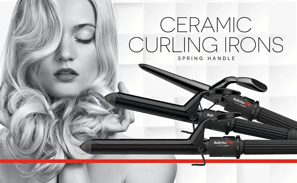 BaBylissPRO Professional Ceramic 1 1/4" Curling Iron