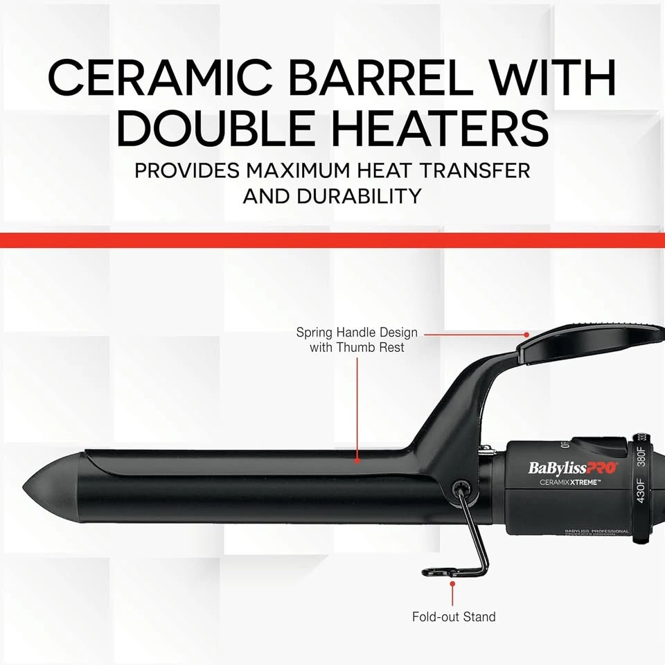 BaBylissPRO Professional Ceramic 1 1/4" Curling Iron - photo 4