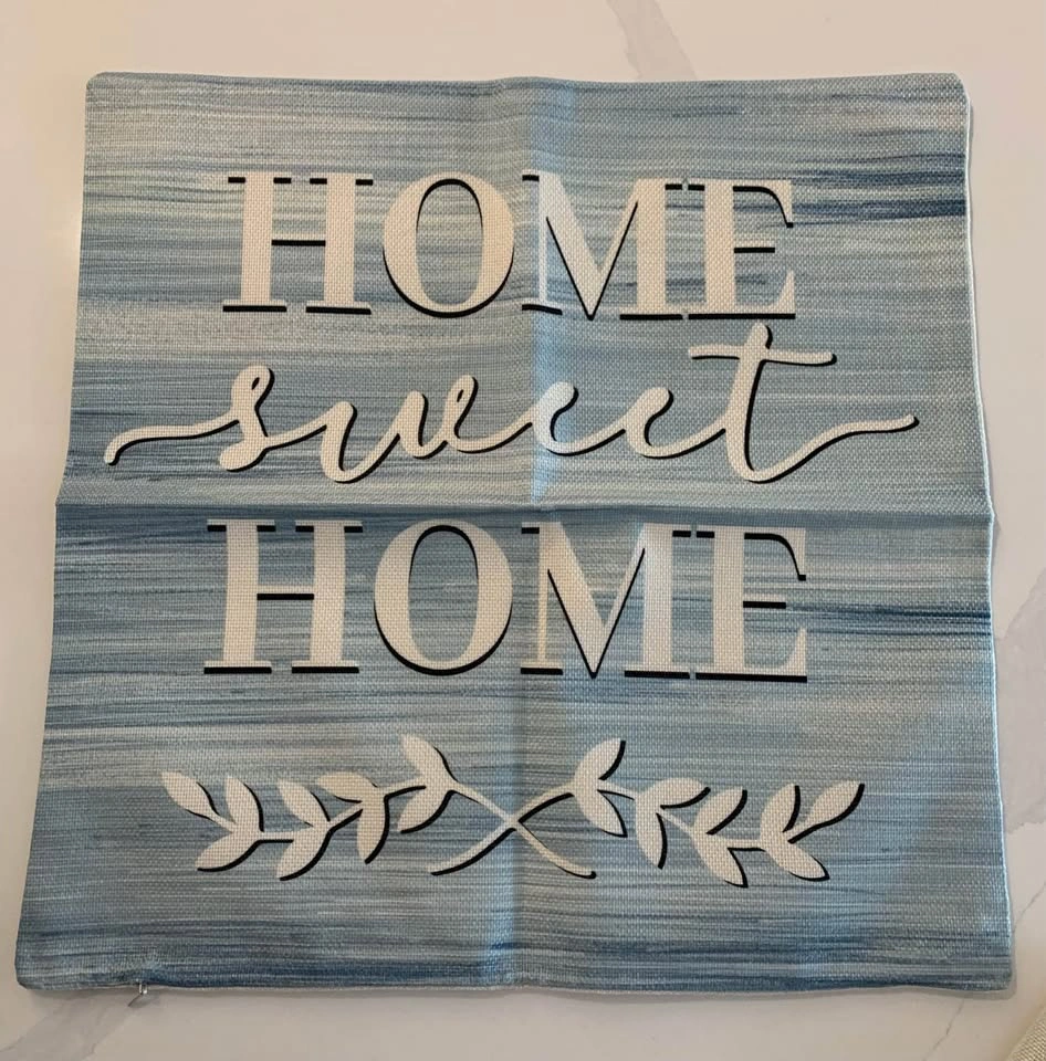 Set of 2 Blue Decorative Throw Pillow Covers - photo 2