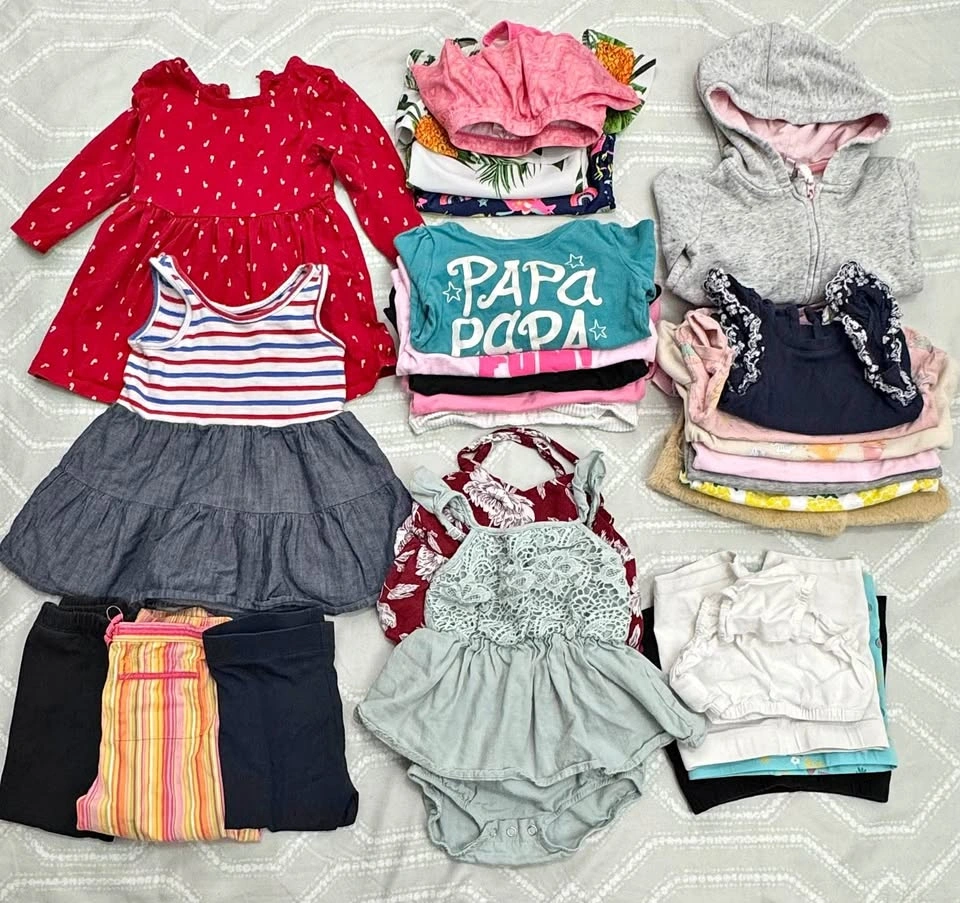 12m -18m Girls Clothes 27 pcs (#16)
