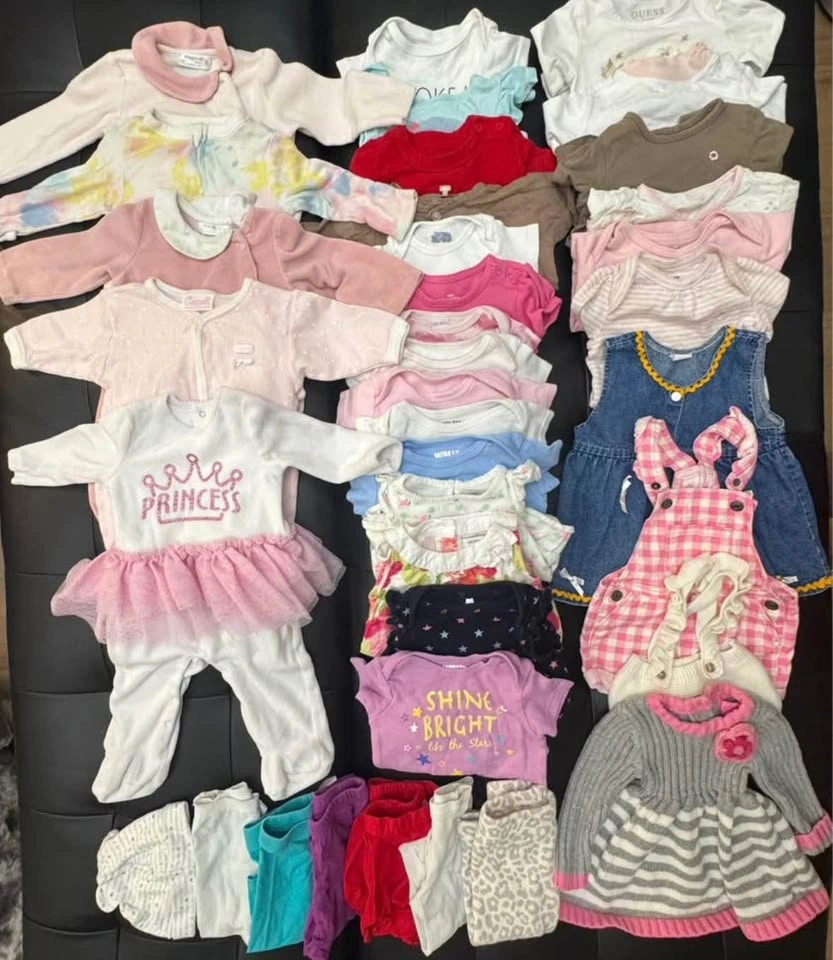 3m - 6m Girls Clothing Bundle + 1 New Pair of Shoes (37 pcs) - photo 2