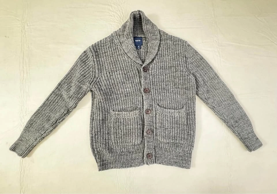 2 GAP Kids Knit Cardigan Sweater - Boys Size (8) M - photo 2