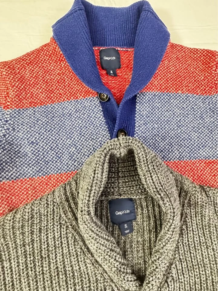 2 GAP Kids Knit Cardigan Sweater - Boys Size (8) M - photo 4