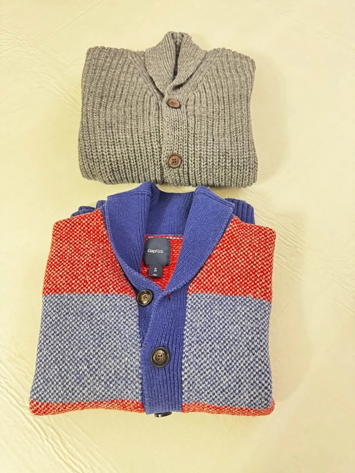 2 GAP Kids Knit Cardigan Sweater - Boys Size (8) M - photo 5