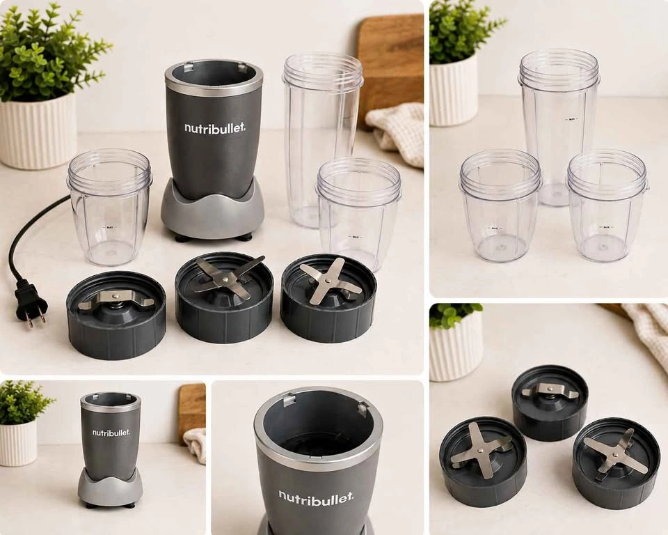 NutriBullet Personal Blender + Extra Cups & Blades