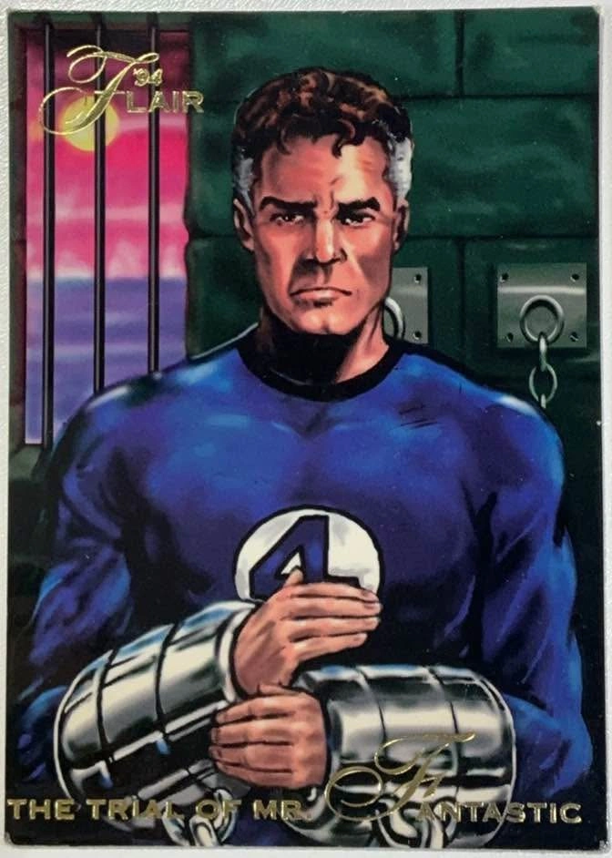 Original 1994 Flair MR. FANTASTIC, DR. DOOM, SILVER SURFER Cards - photo 2