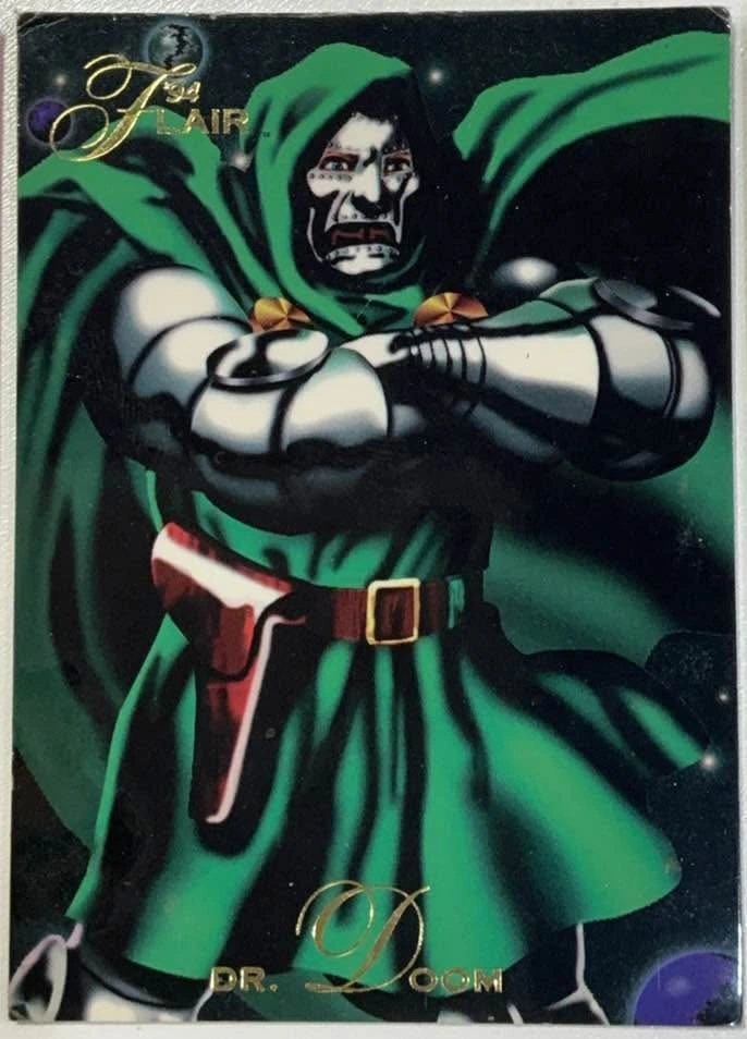 Original 1994 Flair MR. FANTASTIC, DR. DOOM, SILVER SURFER Cards - photo 3