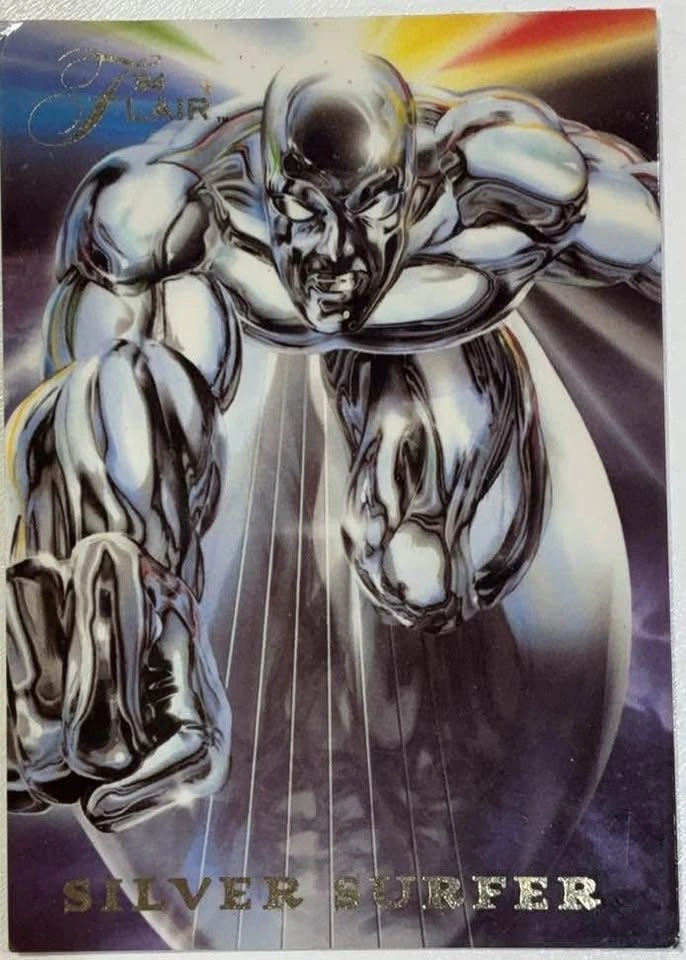 Original 1994 Flair MR. FANTASTIC, DR. DOOM, SILVER SURFER Cards - photo 4