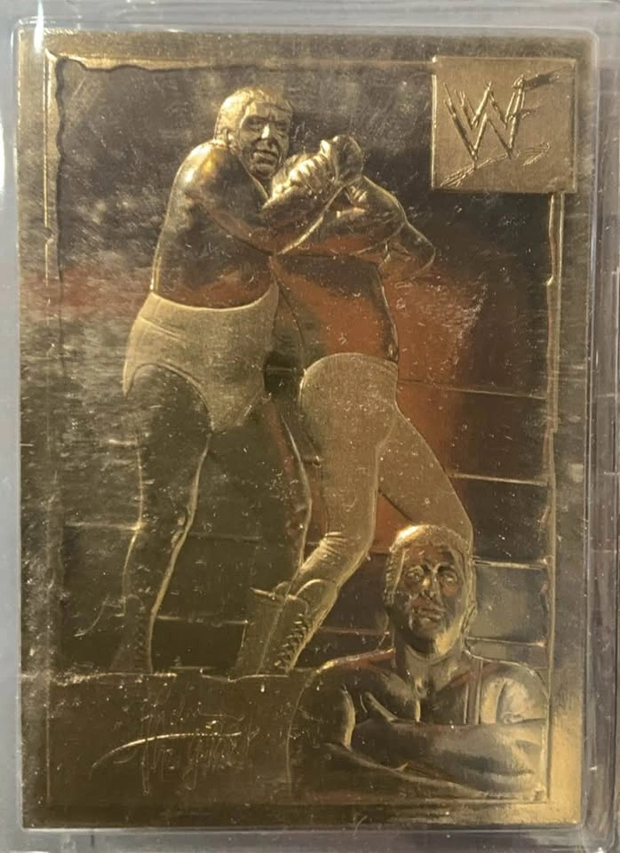 1999 WWF 22kt Gold Foil Complete 70 Card Set - photo 2