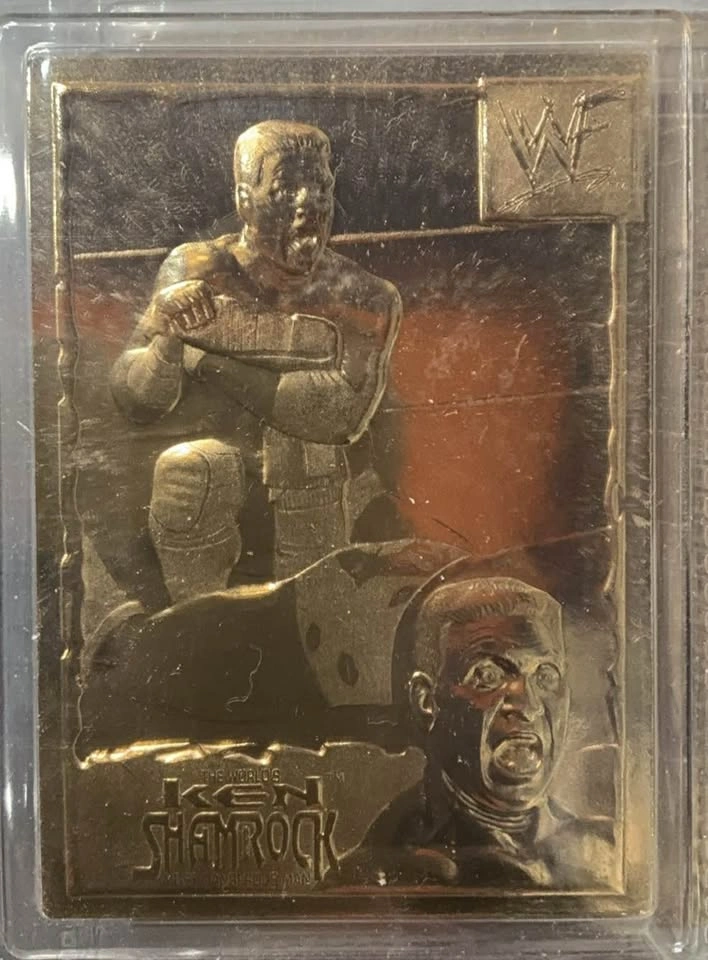 1999 WWF 22kt Gold Foil Complete 70 Card Set - photo 3