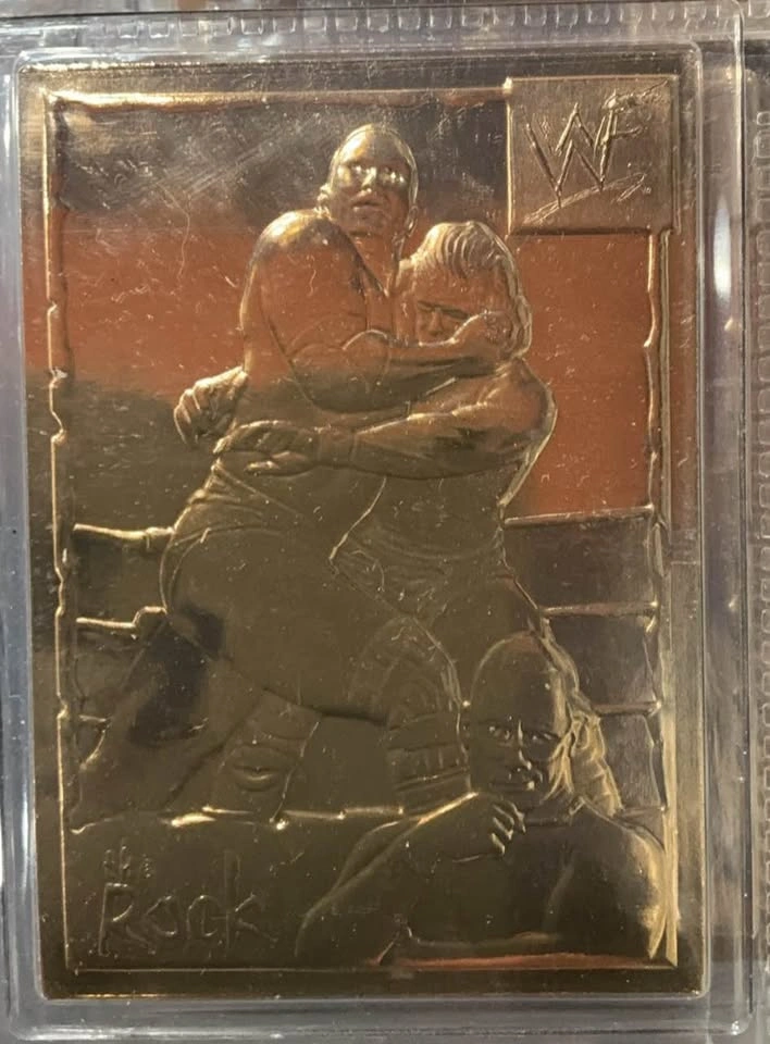 1999 WWF 22kt Gold Foil Complete 70 Card Set - photo 5