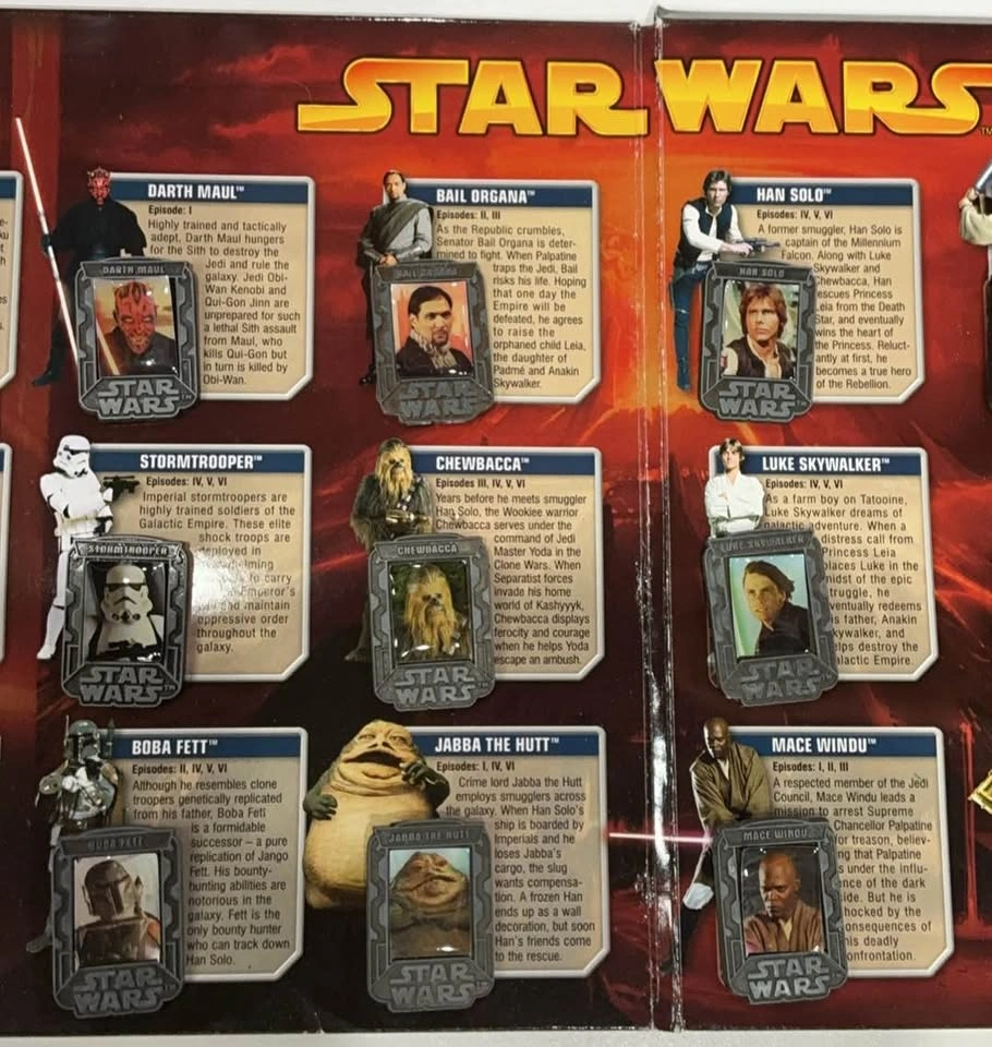STAR WARS EPISODE III OFFICIAL 2005 PIN COLLECTION Complete Set - photo 2