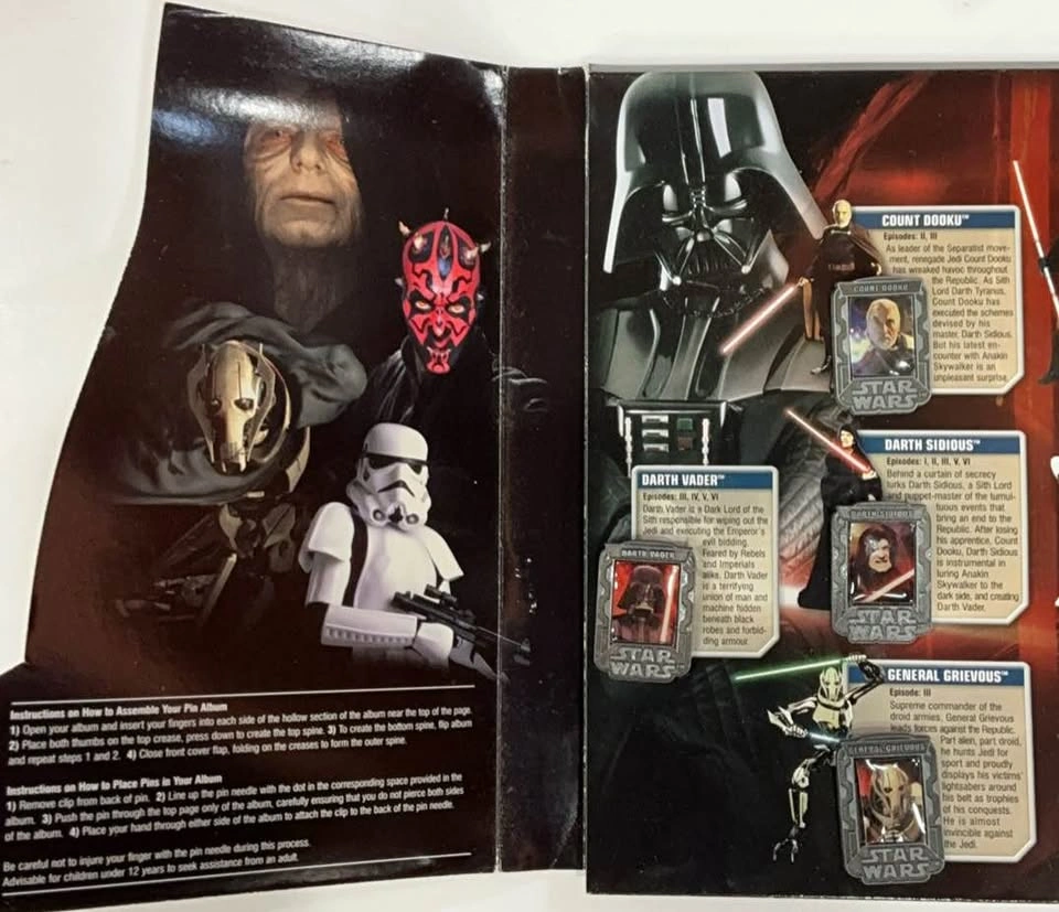 STAR WARS EPISODE III OFFICIAL 2005 PIN COLLECTION Complete Set - photo 3