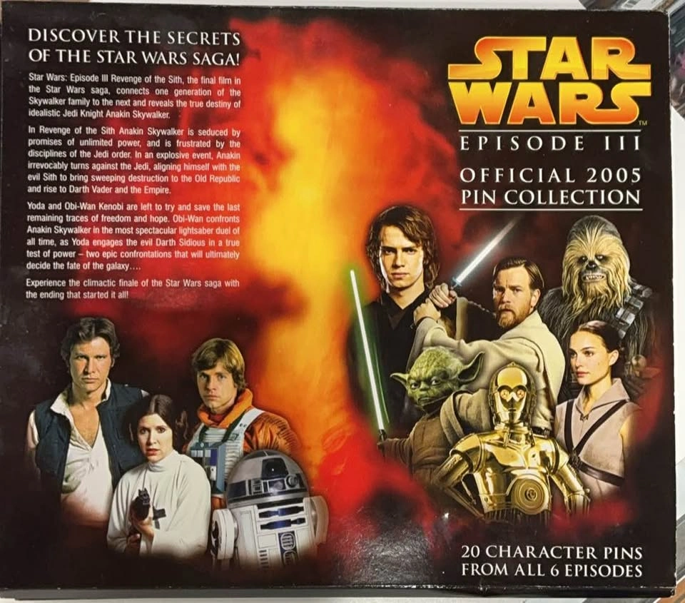 STAR WARS EPISODE III OFFICIAL 2005 PIN COLLECTION Complete Set - photo 4